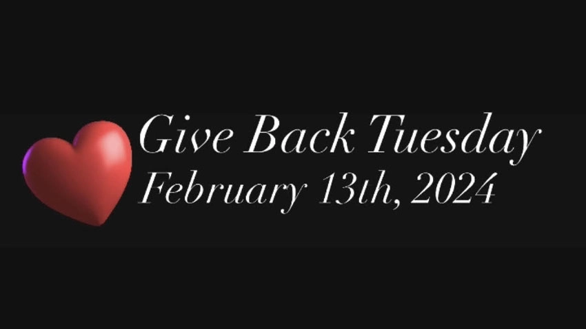 Give Back Tuesday Fundraiser next Tuesday February 13