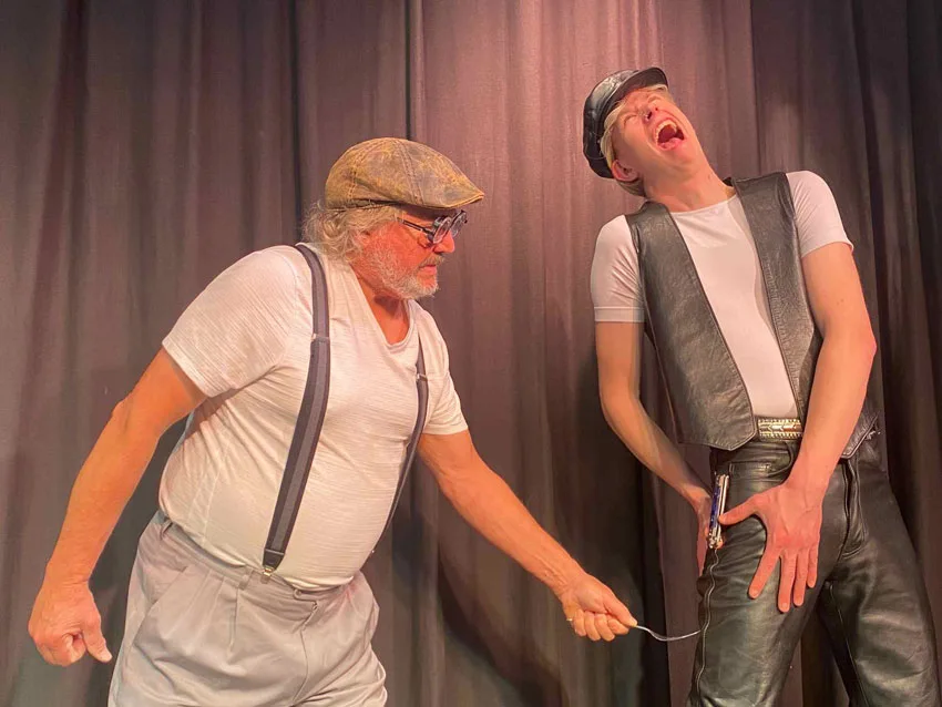 Entertaining Mister Sloane Entertaining Mister Sloane at Curtain Call Theatre - Dan Vanek (Dada) and Nick Thayer (Sloane)