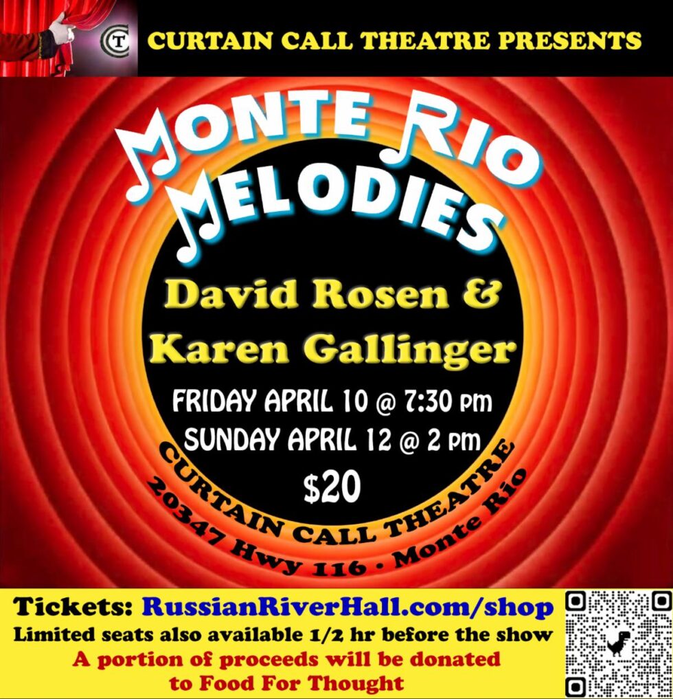 April 10 & 12: Monte Rio Melodies | Russian River Hall